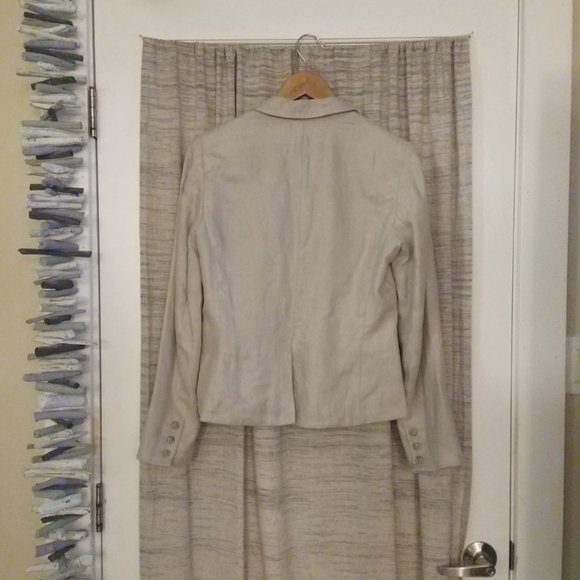 Y2K Vintage Mexx 100% Cotton Natural Blazer - Picture 3 of 8